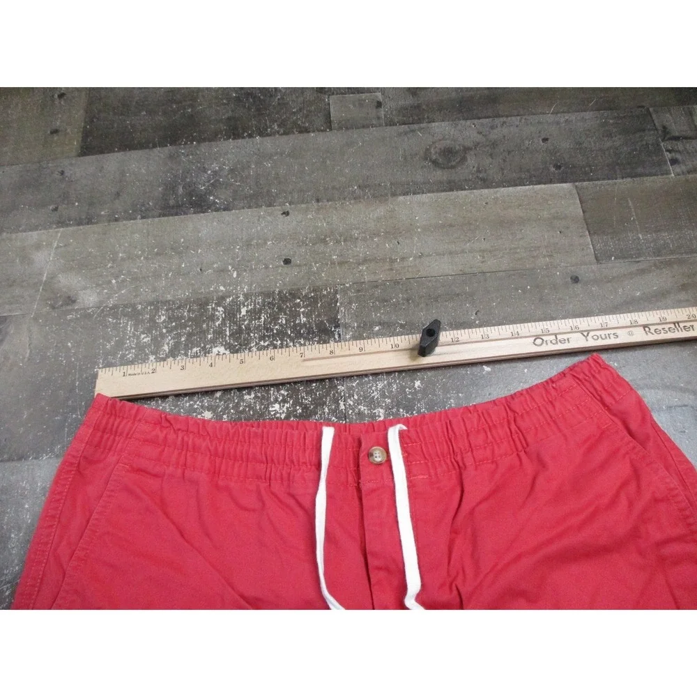 Polo Ralph Lauren Shorts Mens XL Red Prepster Classic Fit Stretch Drawstring